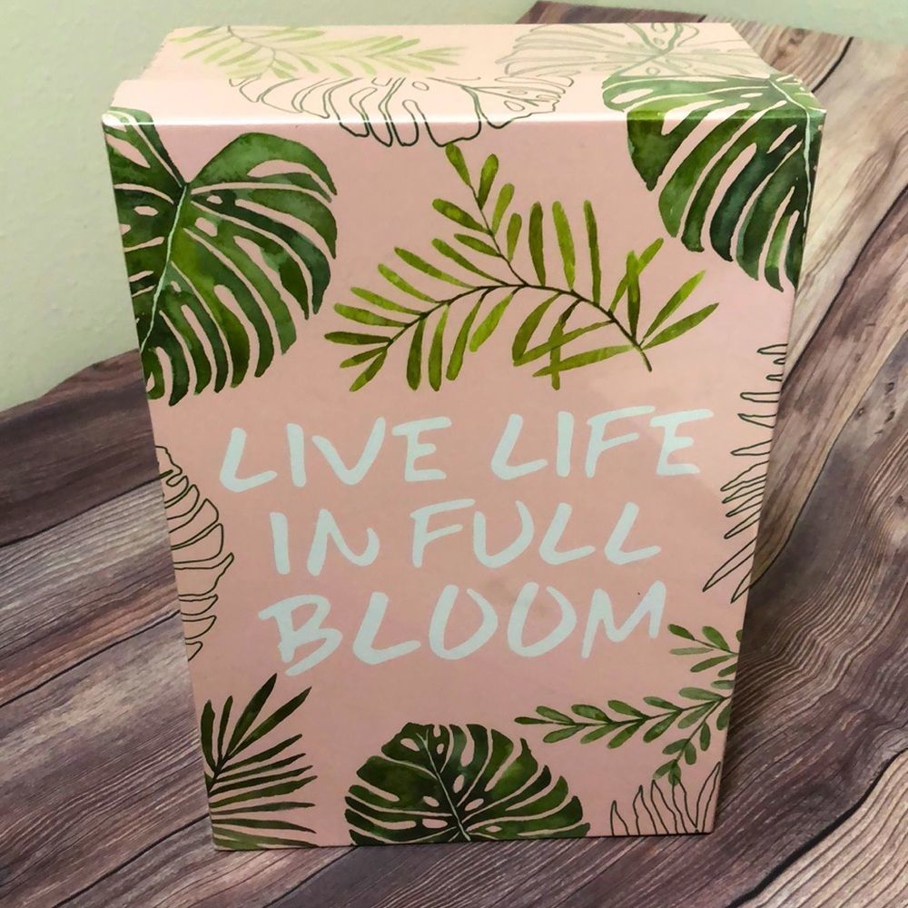 NWT PHOTO BOX: LIVE LIFE IN FULL BLOOM